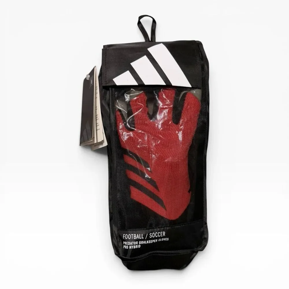Adidas Predator Pro Hybrid Goalkeeper Gloves Lucid Red IX3865 size 8 New